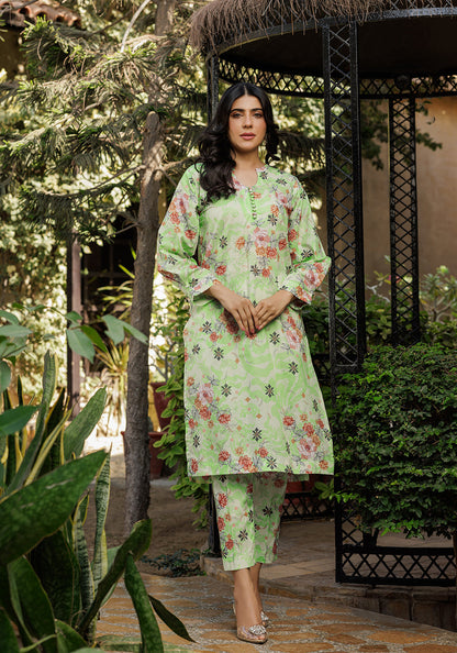 Verdant - 2 PC Stitched Lawn Suit