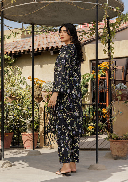 Shadow - 2 PC Stitched Lawn Suit