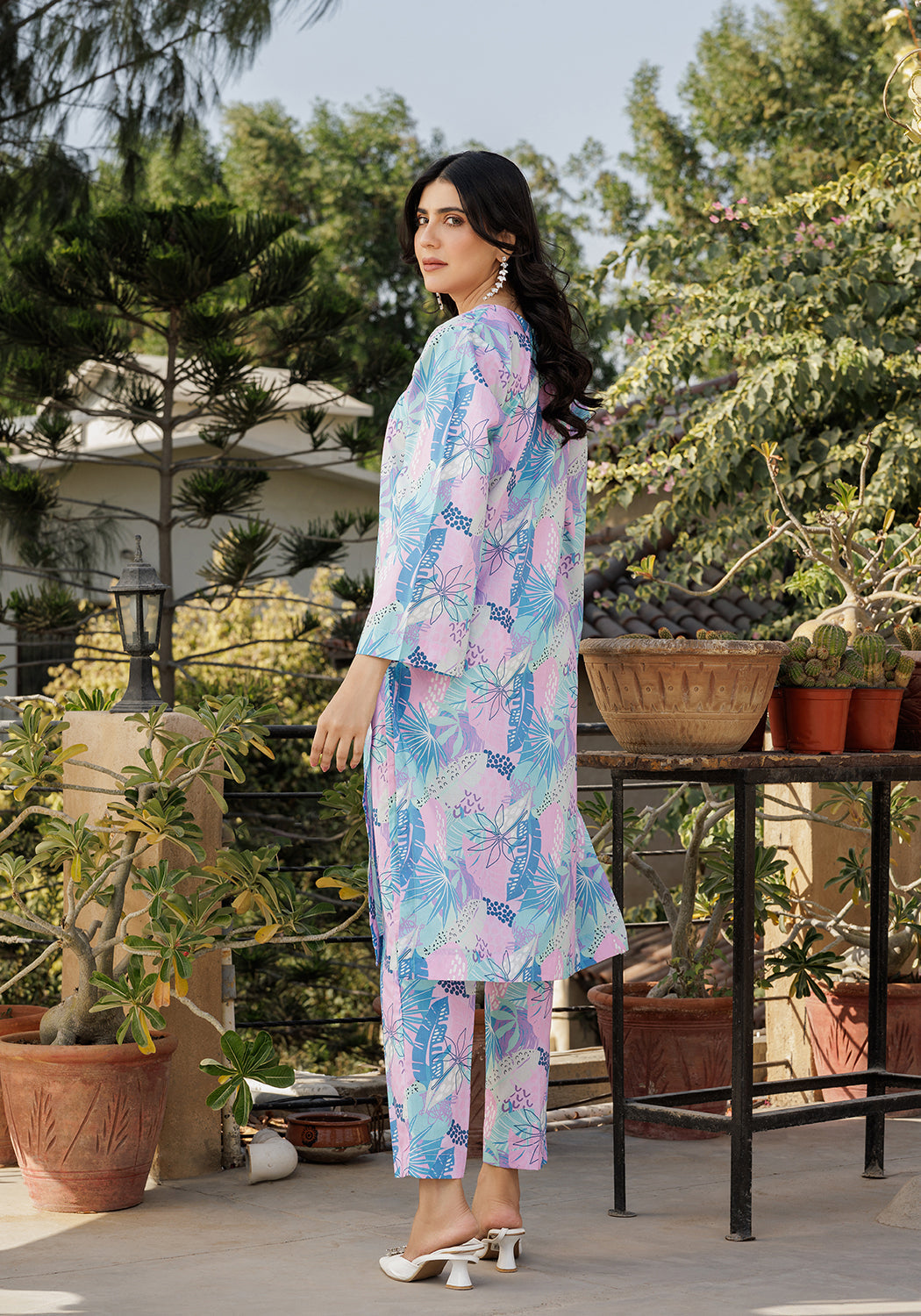 Dreamy - 2 PC Stitched Lawn Suit