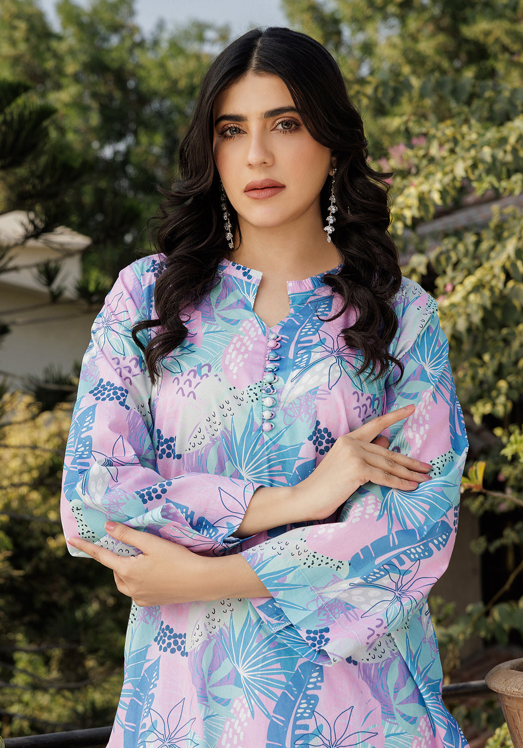 Dreamy - 2 PC Stitched Lawn Suit