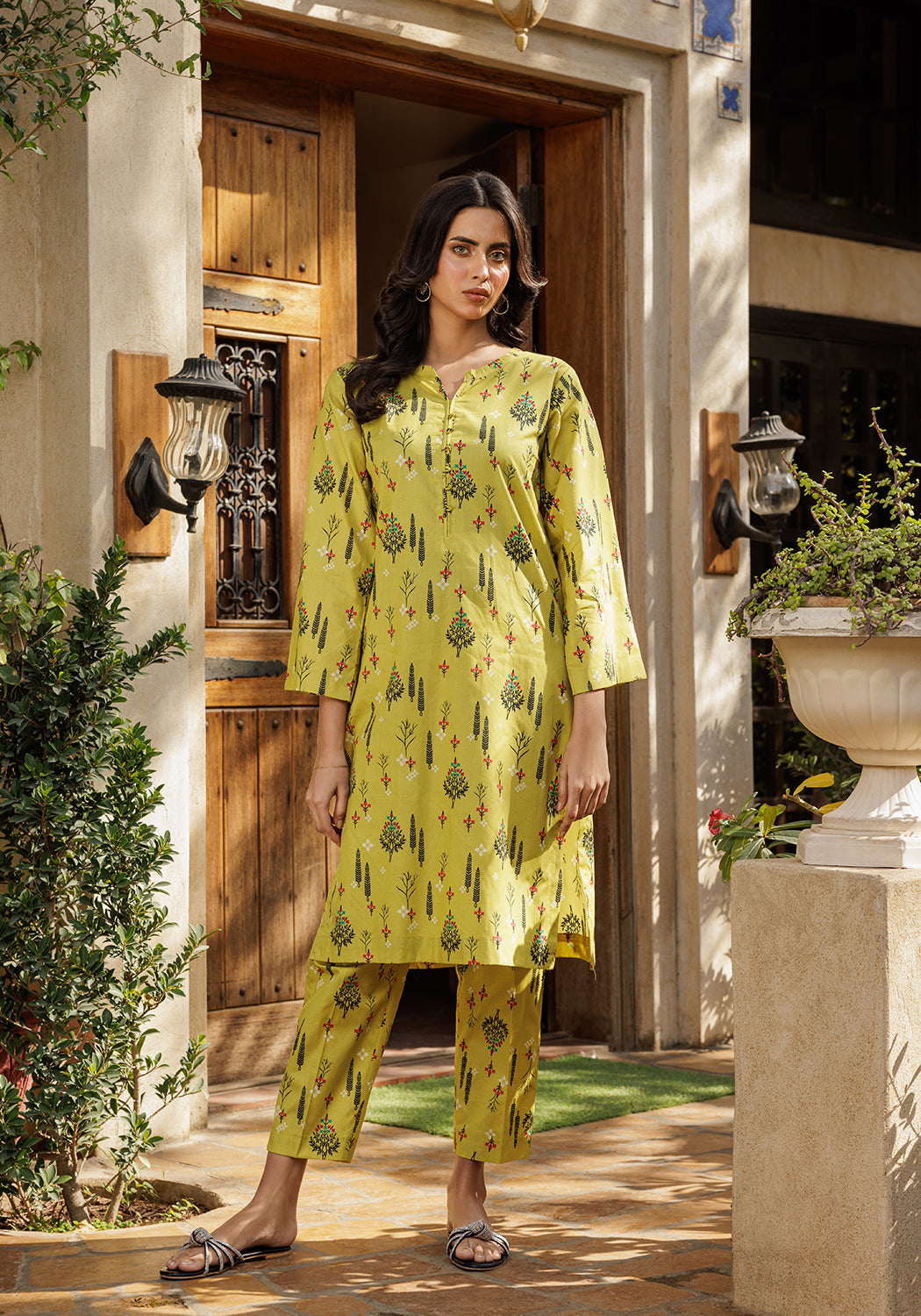 Meadow - 2 PC Stitched Lawn Suit
